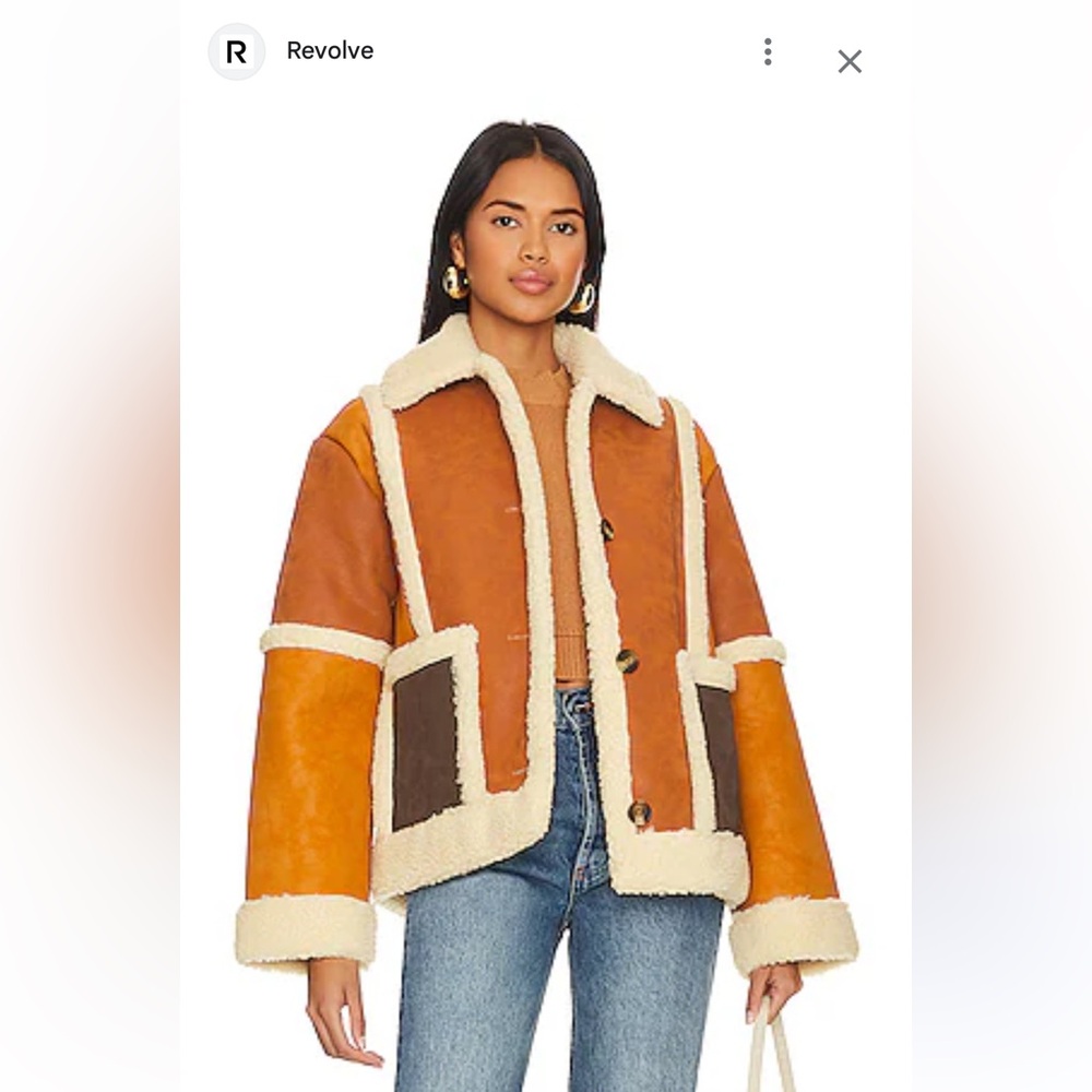 COPY - L'Academie Marianna Millie Sherpa Jacket in Multi
